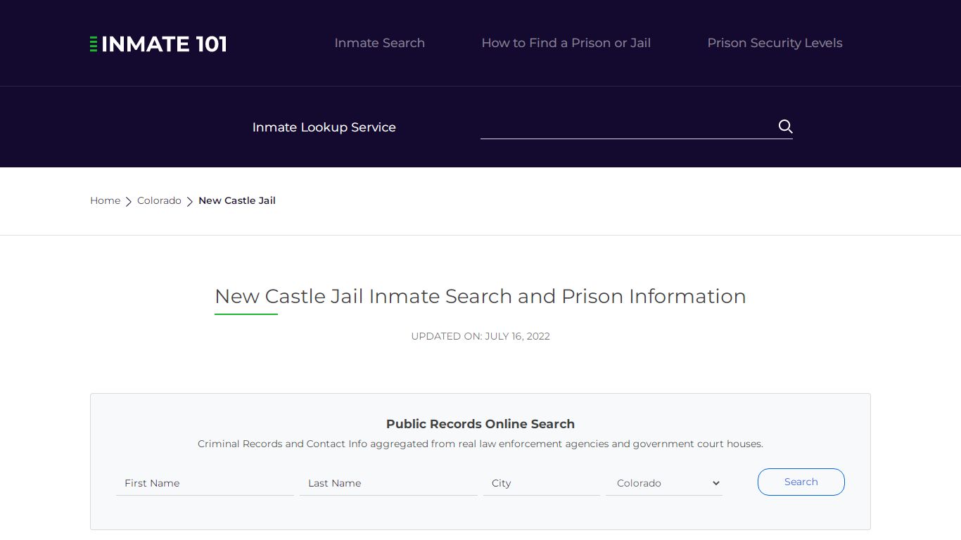 New Castle Jail Inmate Search, Visitation, Phone no ...