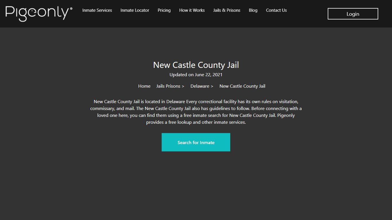 New Castle County Jail Inmate Search | Delaware